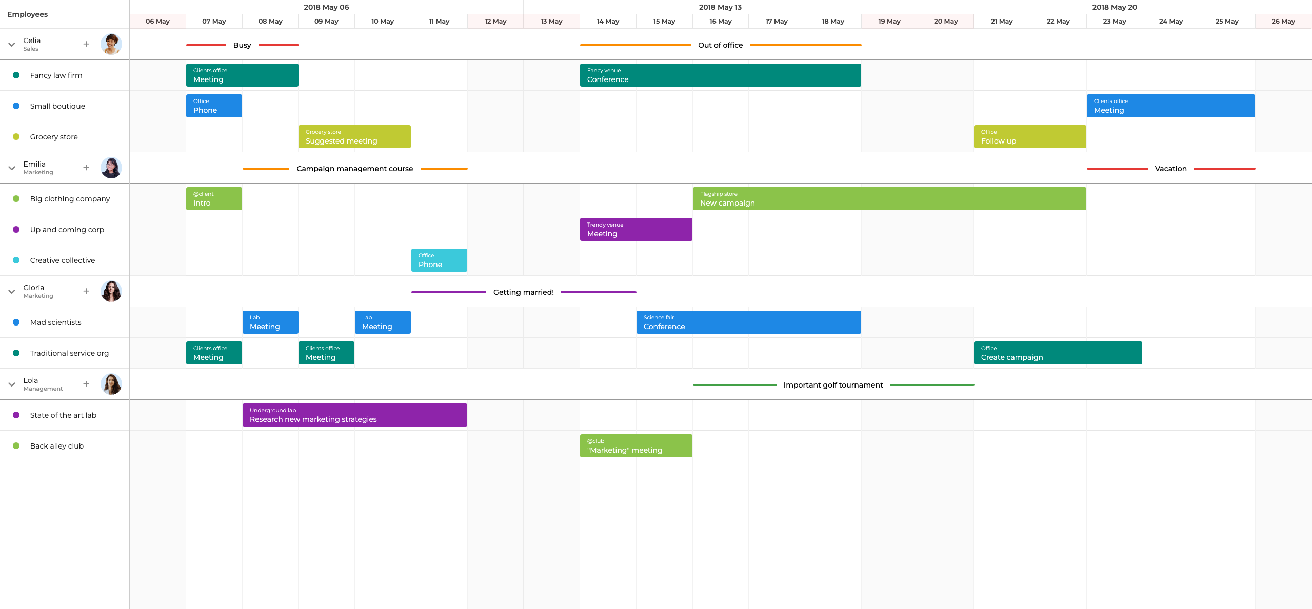 Bryntum Scheduler